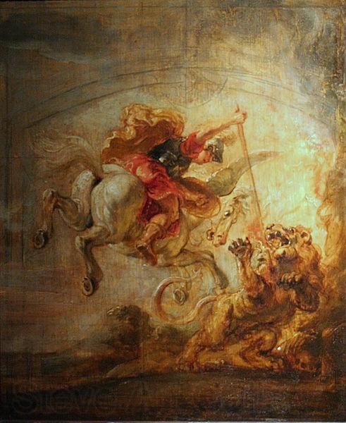 Peter Paul Rubens Pegasus and Chimera Norge oil painting art